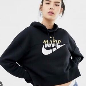 Nike Black Cowl Neck Sweater